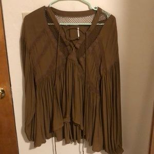 Size SMALL Free People boho shirt